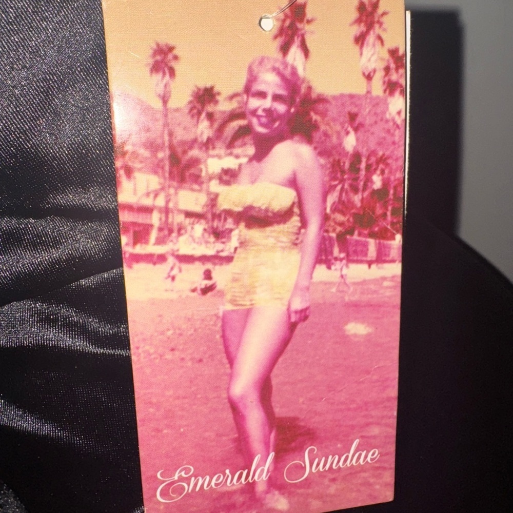 Emerald Sundae Black Halter Bodycon Dress - Picture 4 of 9